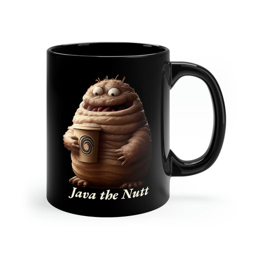 Java The Nutt Ceramic Mug 11oz Black